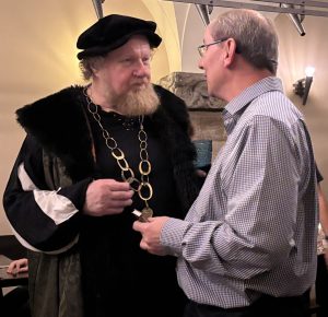 Hieronymus Lotter im Gespräch mit Geschäftsführer Stefan Lutter